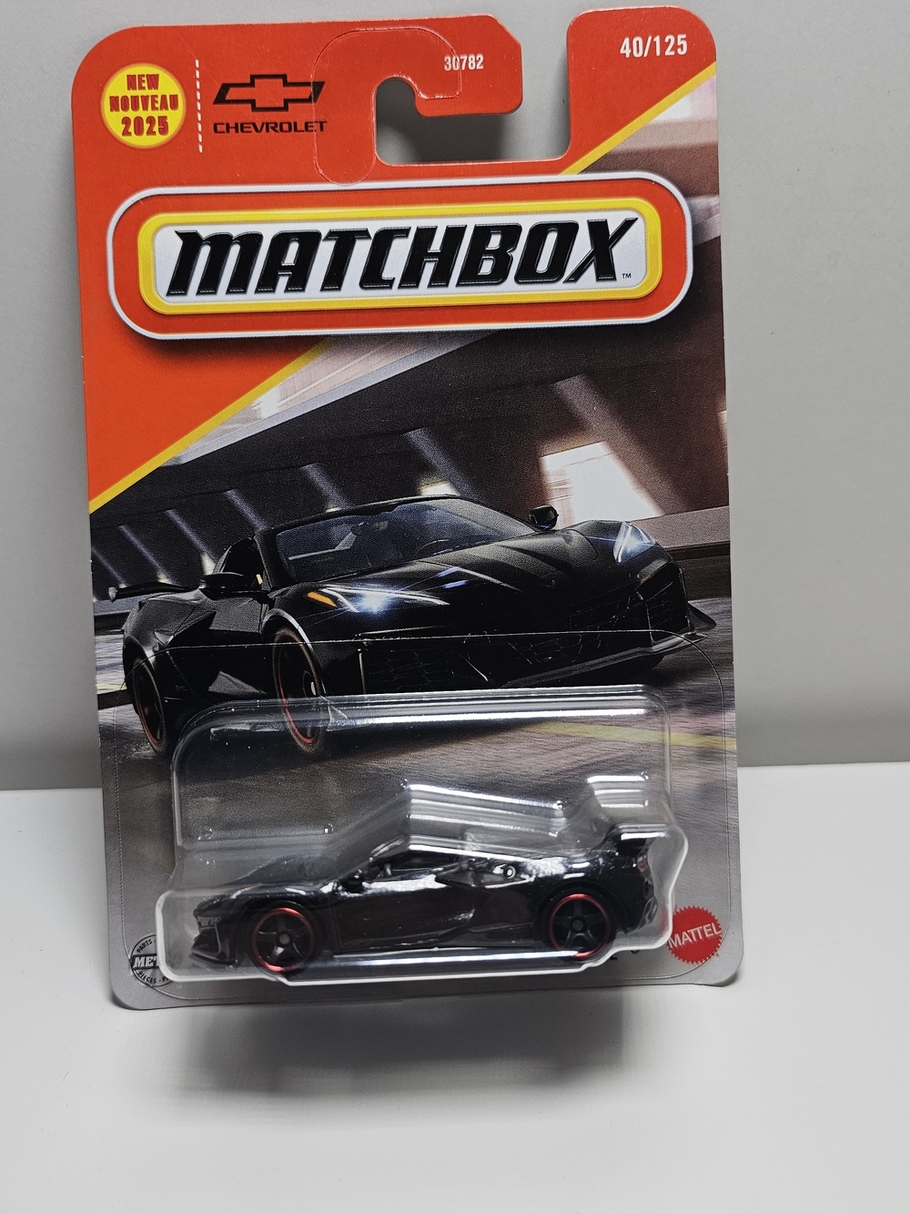 Matchbox 2023 Chevy Corvette Z06 Convertible Black 40/125 New 2025 Sealed